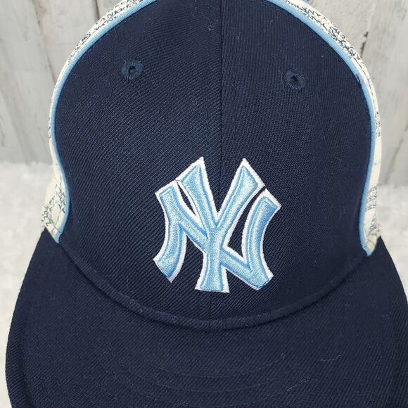 New Era New York Yankees Baseball Cap Blue Size 7 3/8 - Picture 4 of 9